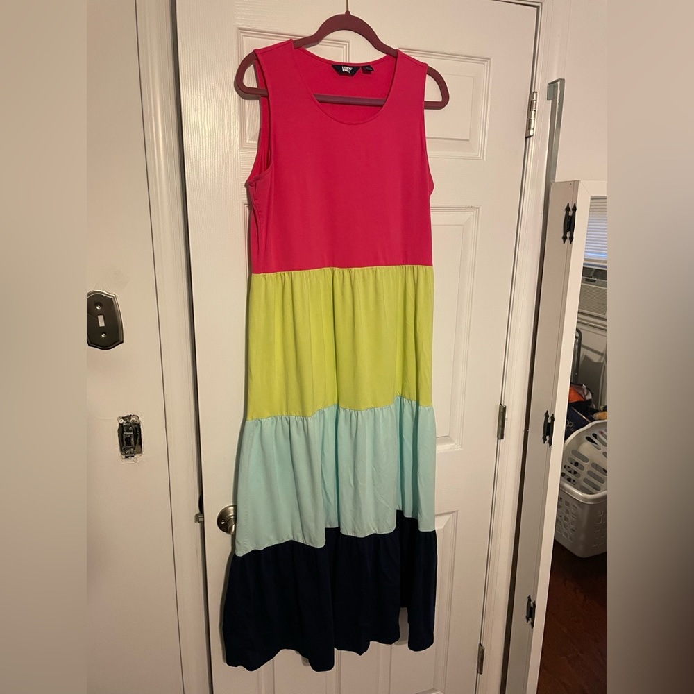 Large Lands End Maxi Dress